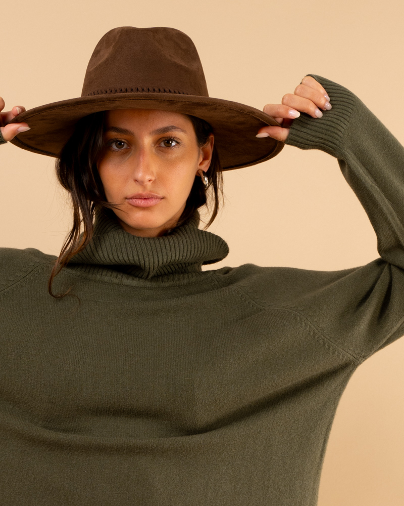 Pull large col roulé Pull large col roulé