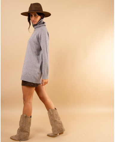 Pull large col roulé Pull large col roulé