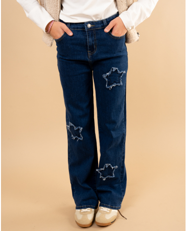 Jean patch étoile