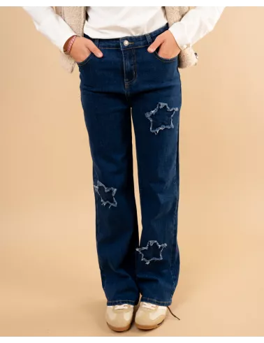 Jean patch étoile