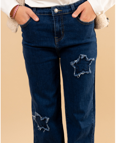Jean patch étoile