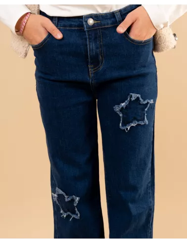 Jean patch étoile