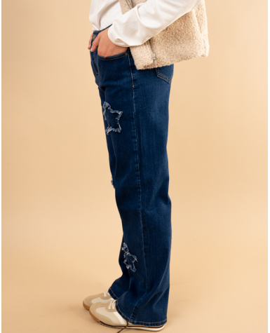 Jean patch étoile