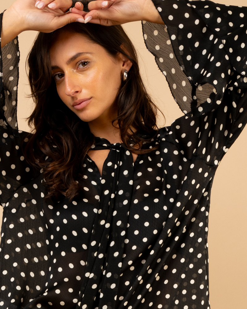 Blouse pois