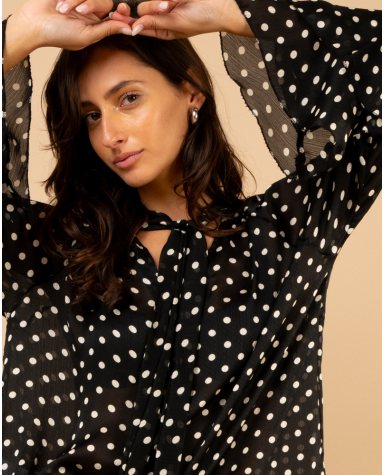 Blouse pois