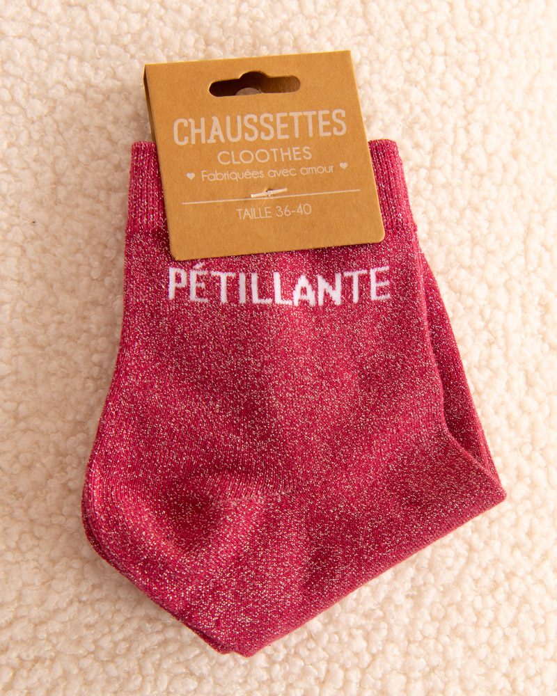 Chaussettes paillettes