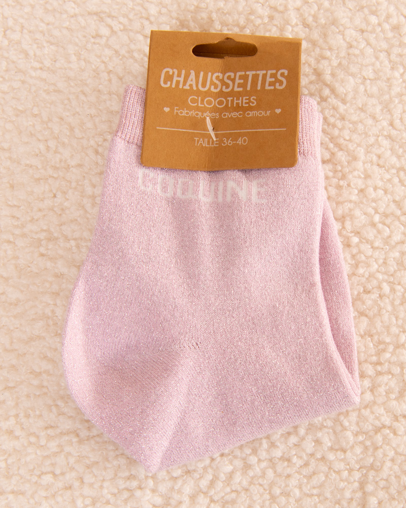 Chaussettes paillettes