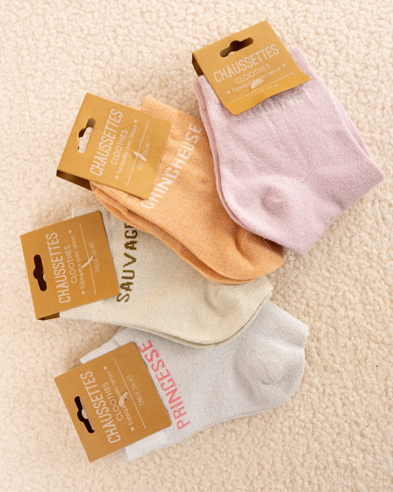 Chaussettes paillettes