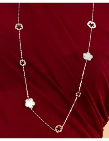 Collier fleurs