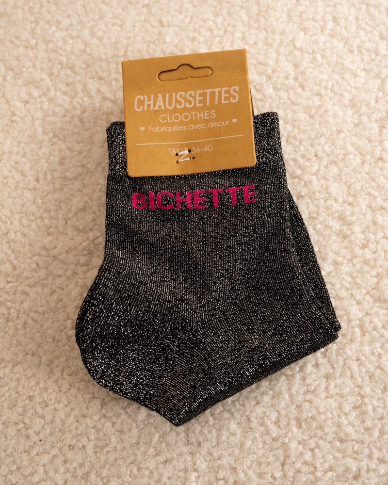 Chaussettes paillettes
