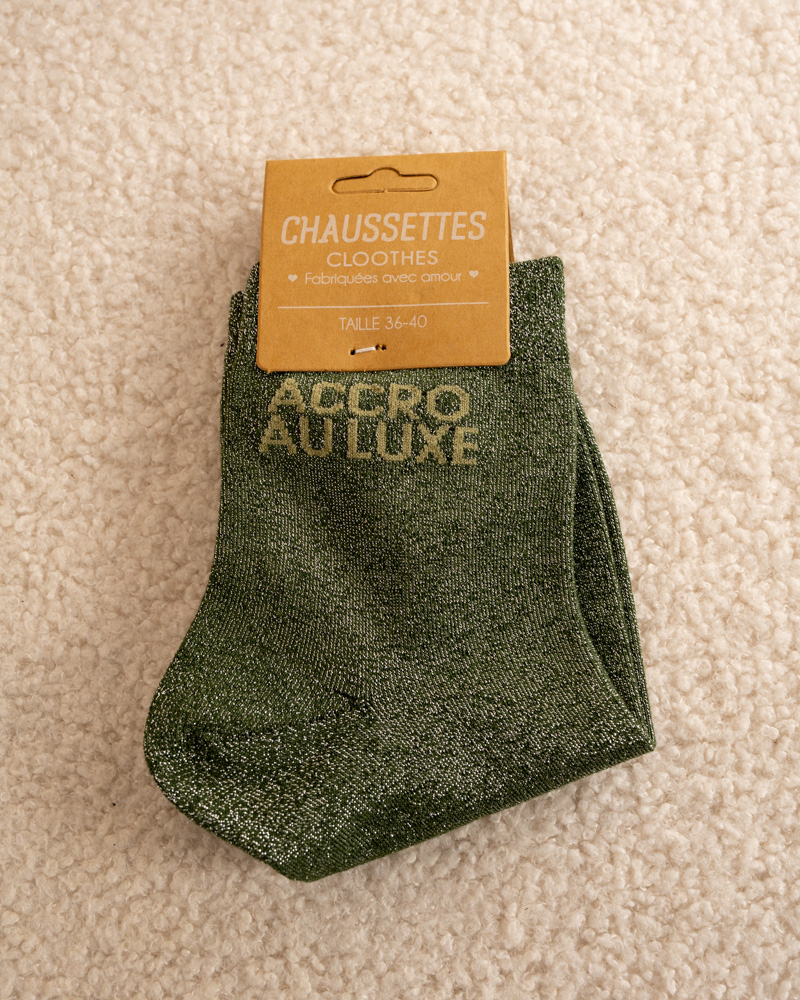 Chaussettes paillettes