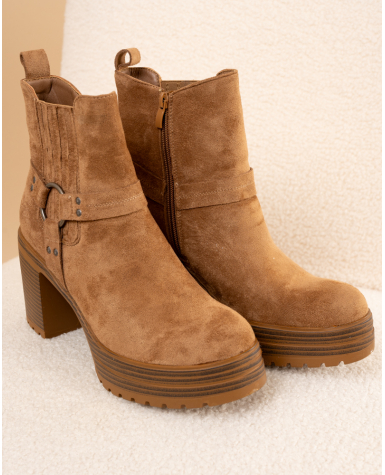 Bottines daim