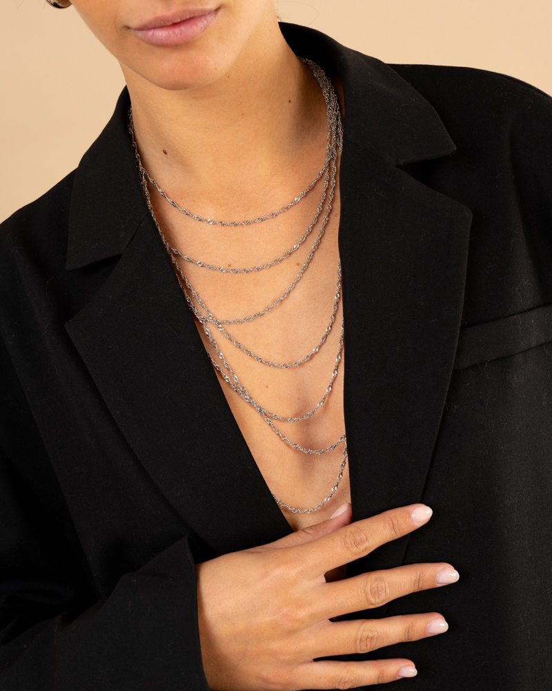 Collier multi- chaines