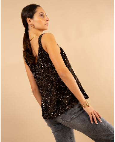 Débardeur sequins Marie