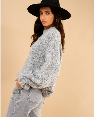 Pull bouclette laine Pull bouclette laine