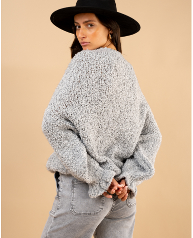 Pull bouclette laine Pull bouclette laine
