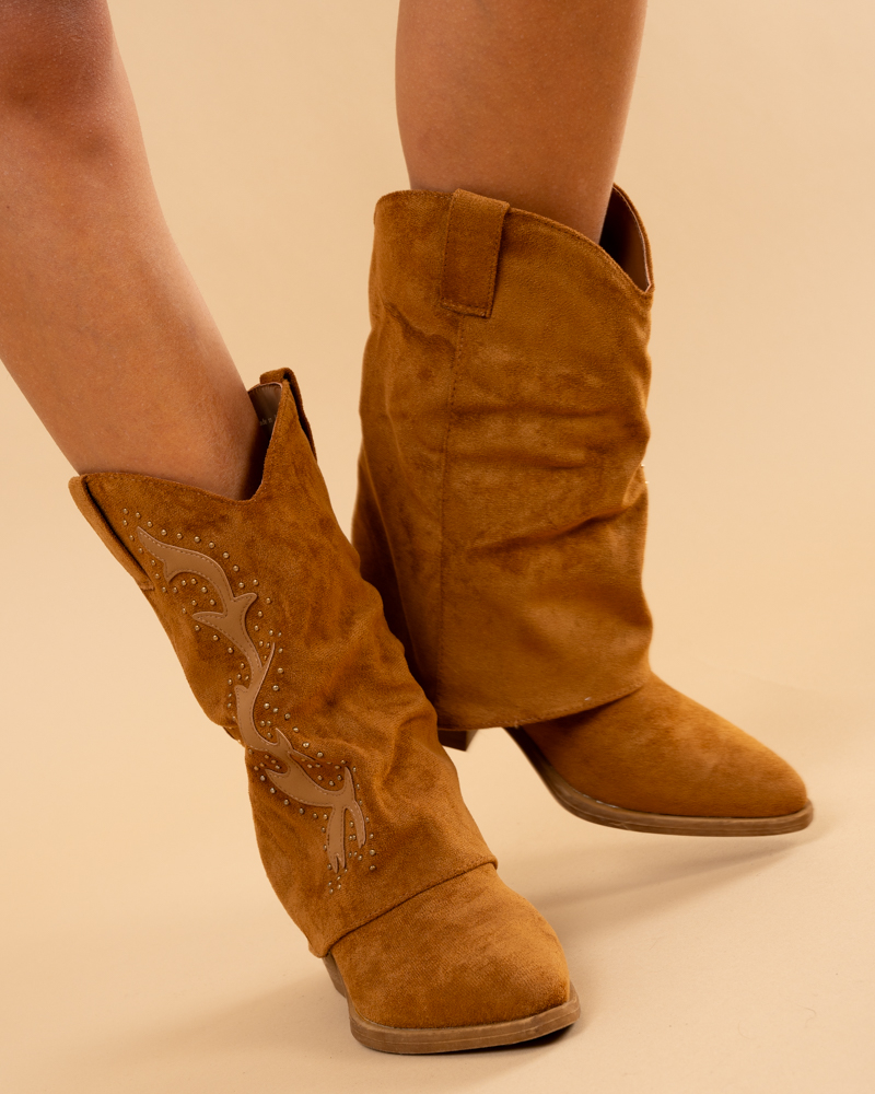 Santiags revers clous