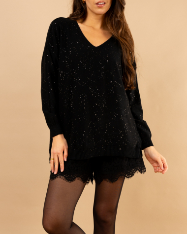 Pull paillettes