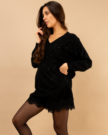 Pull paillettes