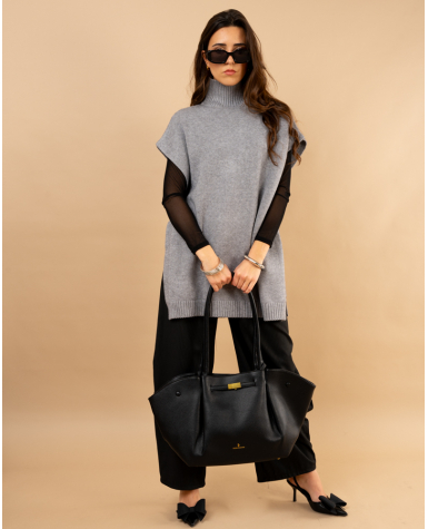 Poncho col roulé Poncho col roulé