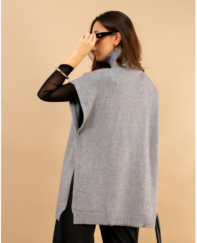 Poncho col roulé Poncho col roulé