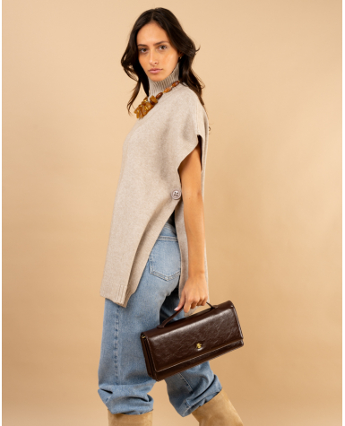 Poncho col roulé Poncho col roulé