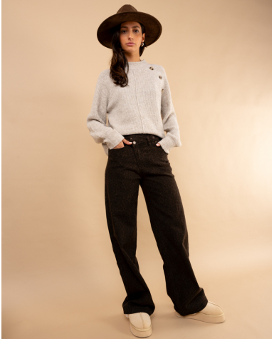 Pantalon léo décalé