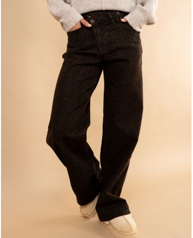 Pantalon léo décalé