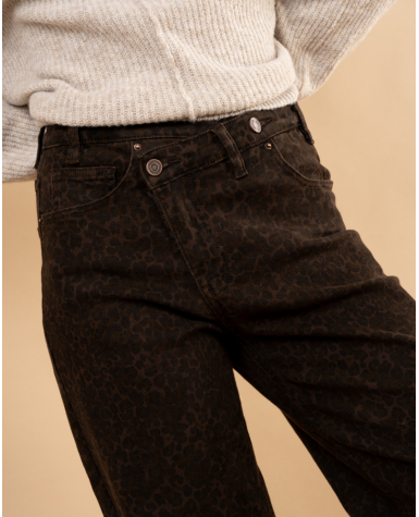 Pantalon léo décalé