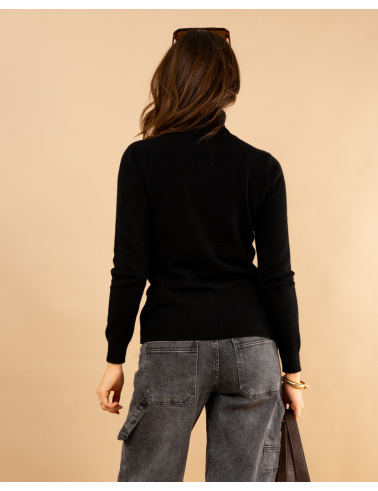 Pull col roulé