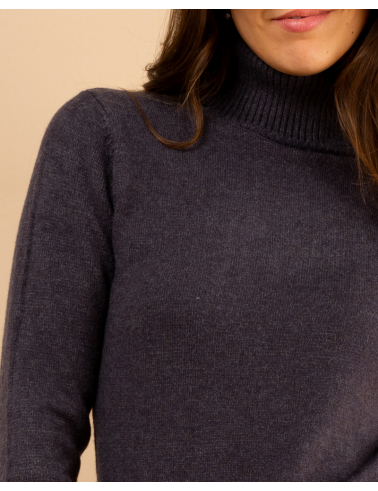 Pull col roulé