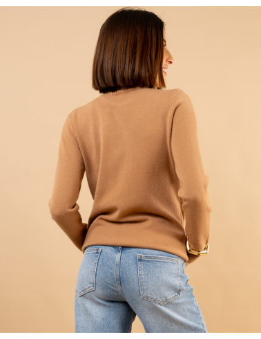 Pull col roulé