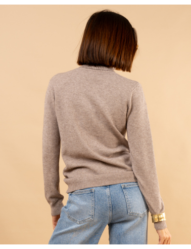 Pull col roulé