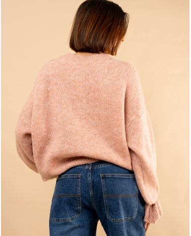 Pull manches froufrou