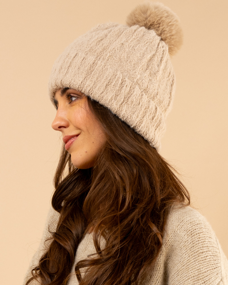 Bonnet pompon