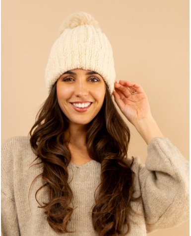 Bonnet pompon