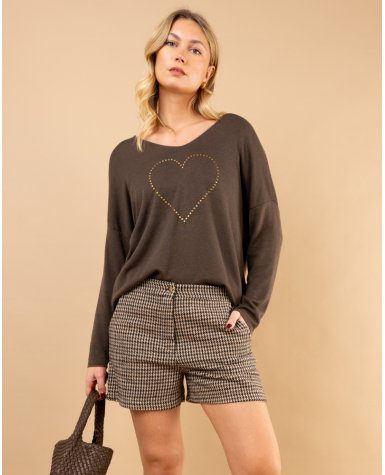Oversize coeur clous