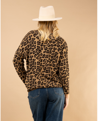 Oversize leopard amour
