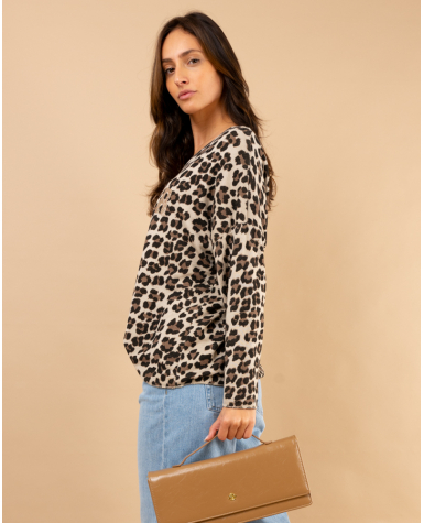 Oversize leopard amour