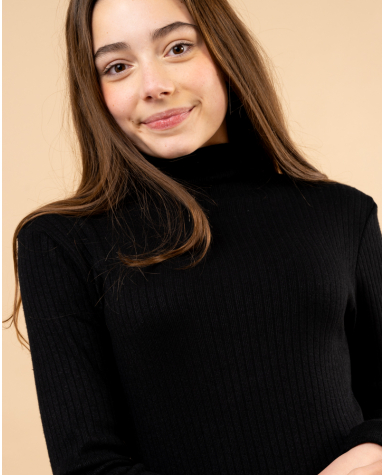 Robe maille côtelé