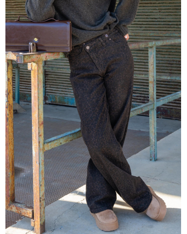 Pantalon léo décalé