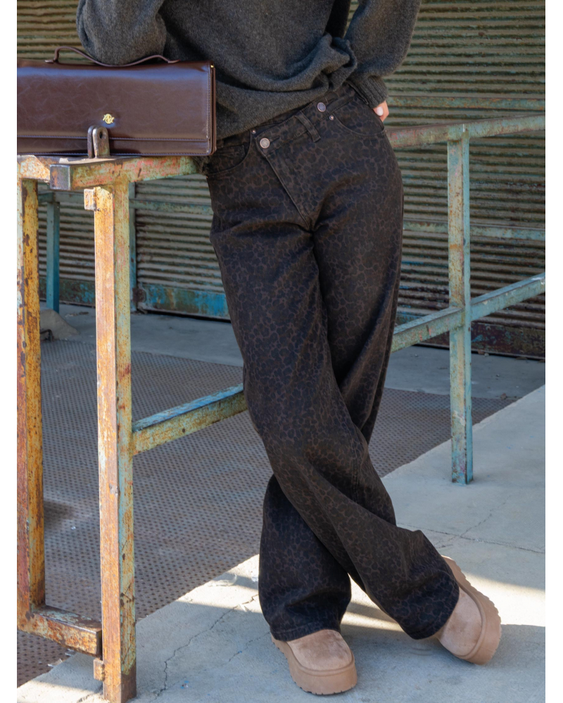 Pantalon léo décalé