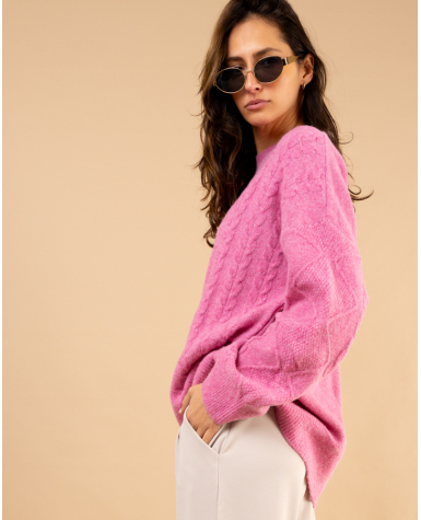 Pull tresse laine Pull tresse laine