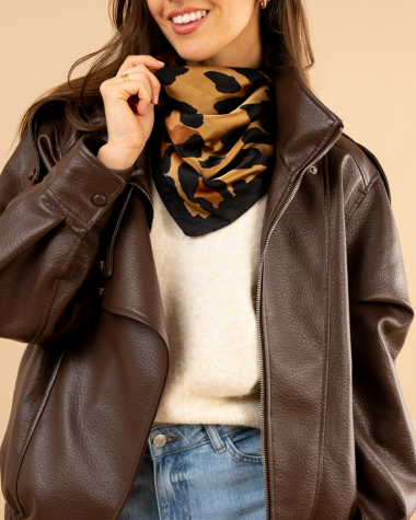 Foulard léopard