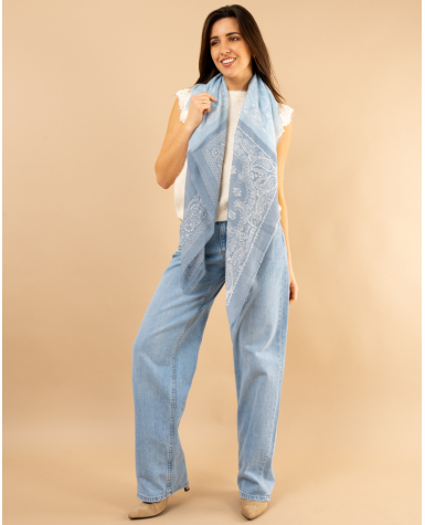 Foulard Bandana bicolore