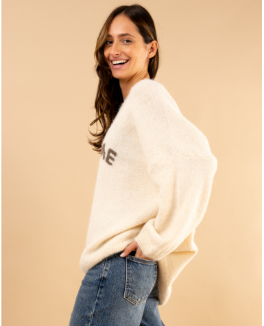Pull boheme laine