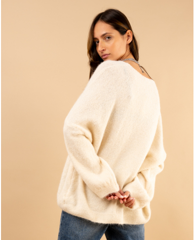 Pull boheme laine
