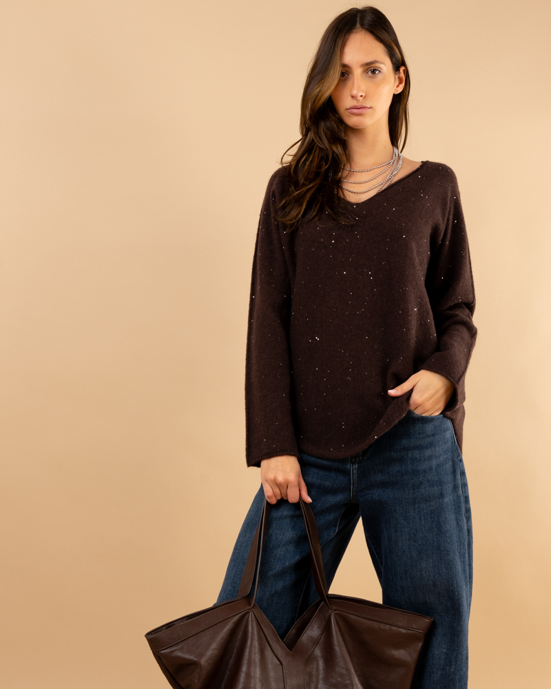 Pull paillettes