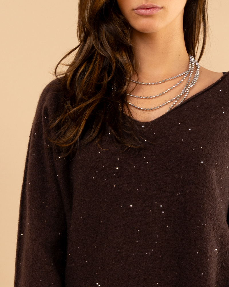Pull paillettes