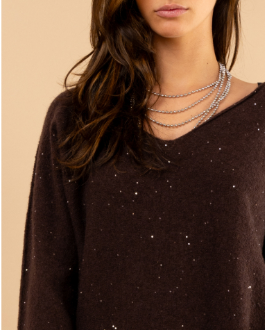 Pull paillettes
